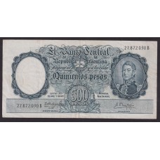 ARGENTINA COL. 517a BILLETE DE $ 500 SAN MARTIN BOT 2108